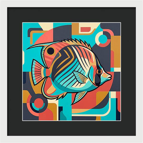 Butterflyfish In Vibrant Colors