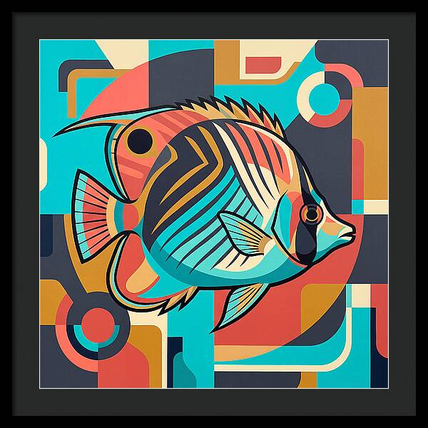 Butterflyfish In Vibrant Colors
