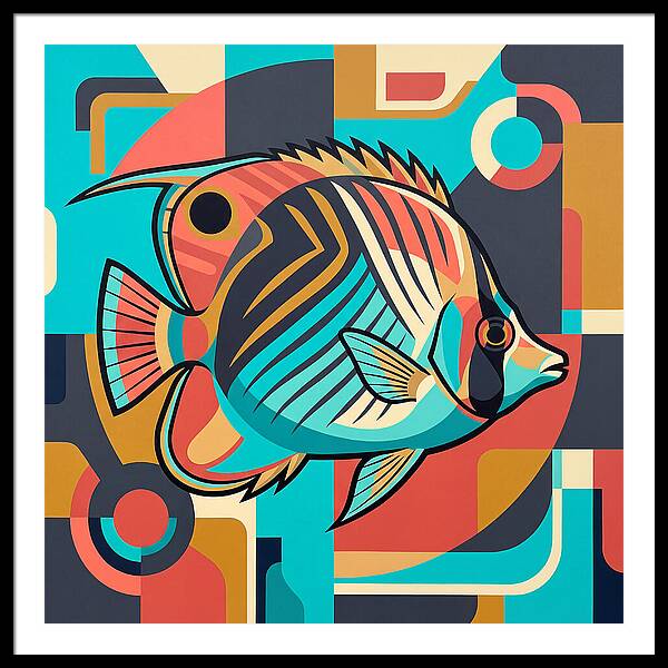 Butterflyfish In Vibrant Colors