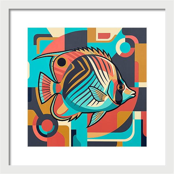 Butterflyfish In Vibrant Colors