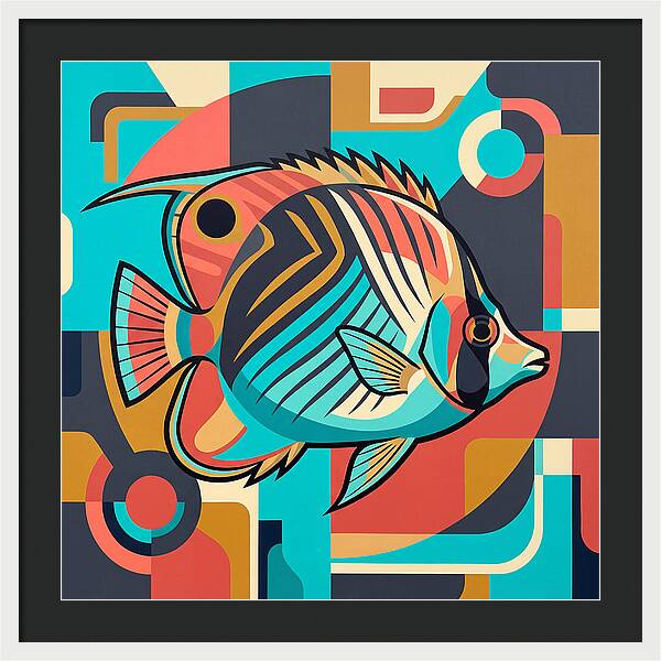 Butterflyfish In Vibrant Colors