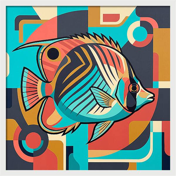 Butterflyfish In Vibrant Colors