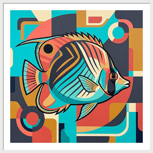 Butterflyfish In Vibrant Colors