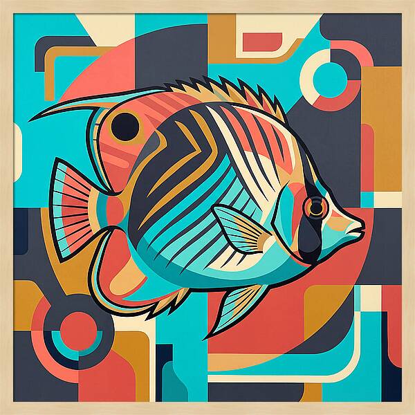 Butterflyfish In Vibrant Colors