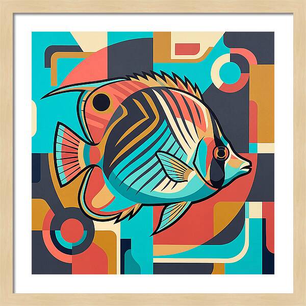 Butterflyfish In Vibrant Colors
