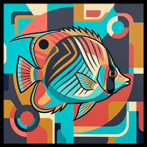 Butterflyfish In Vibrant Colors