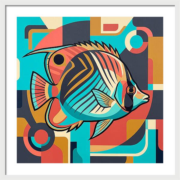 Butterflyfish In Vibrant Colors