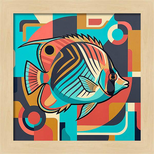 Butterflyfish In Vibrant Colors