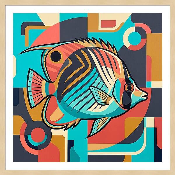 Butterflyfish In Vibrant Colors