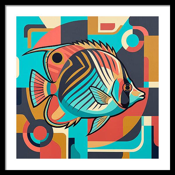 Butterflyfish In Vibrant Colors