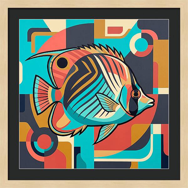 Butterflyfish In Vibrant Colors