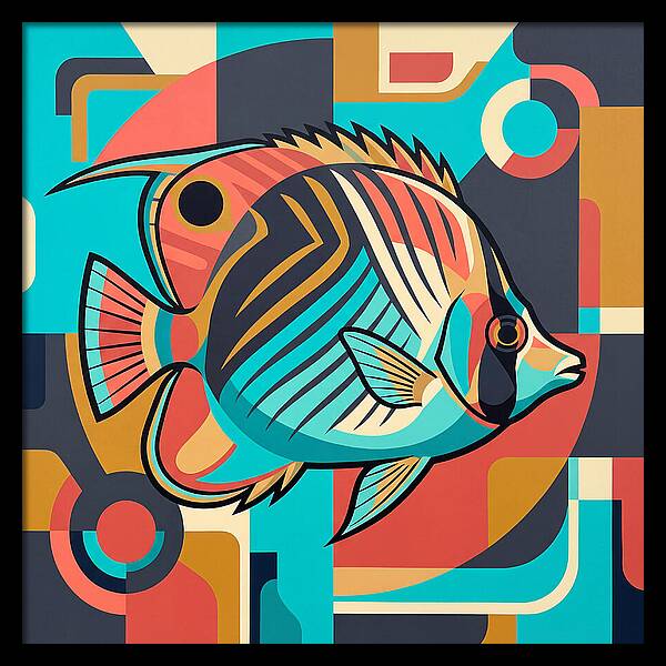 Butterflyfish In Vibrant Colors