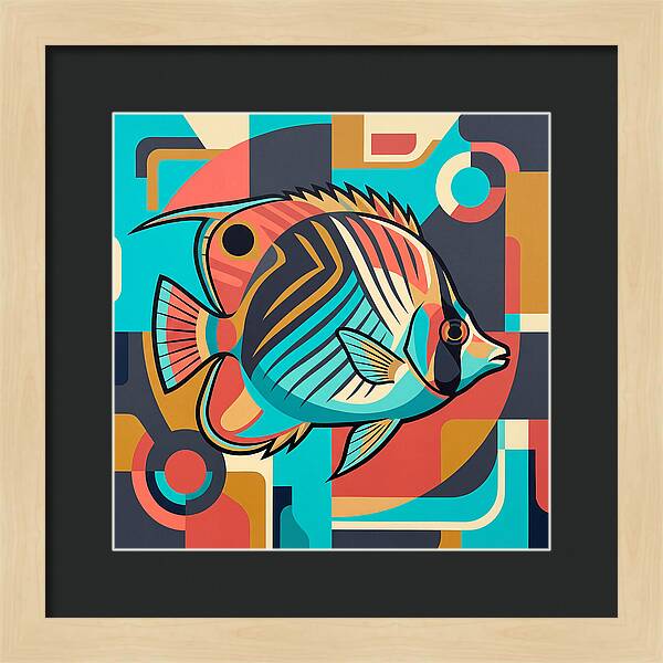 Butterflyfish In Vibrant Colors