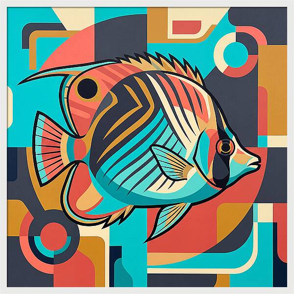 Butterflyfish In Vibrant Colors