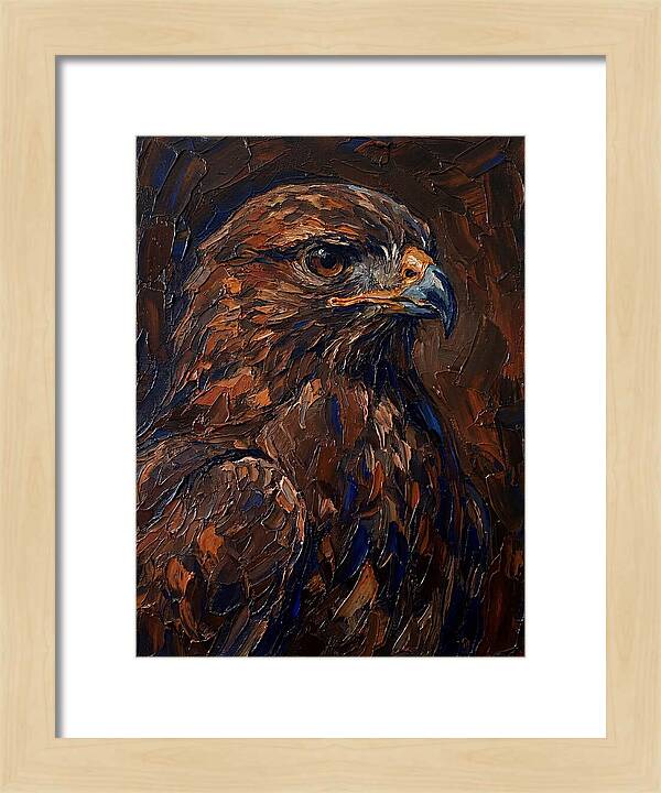 Buzzard In Rich Hues