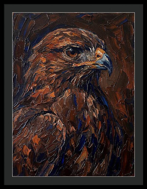 Buzzard In Rich Hues