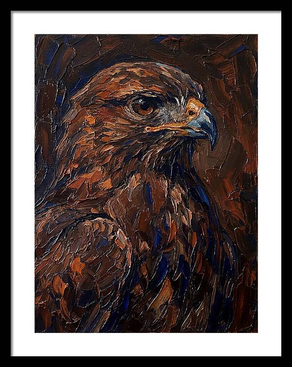 Buzzard In Rich Hues