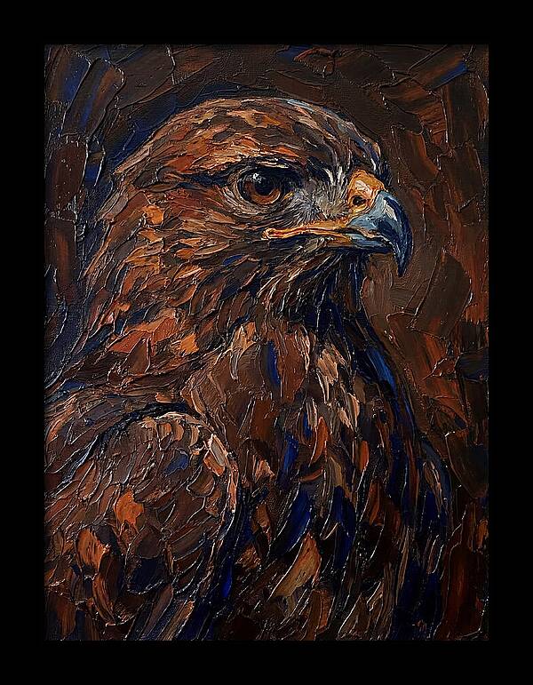 Buzzard In Rich Hues
