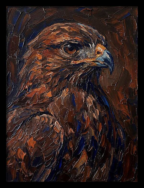 Buzzard In Rich Hues