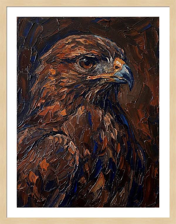 Buzzard In Rich Hues