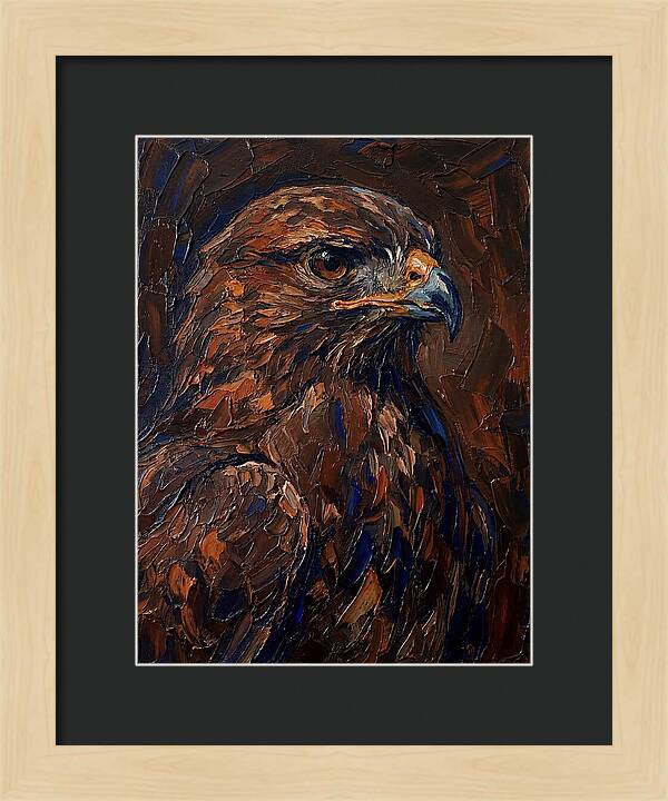 Buzzard In Rich Hues