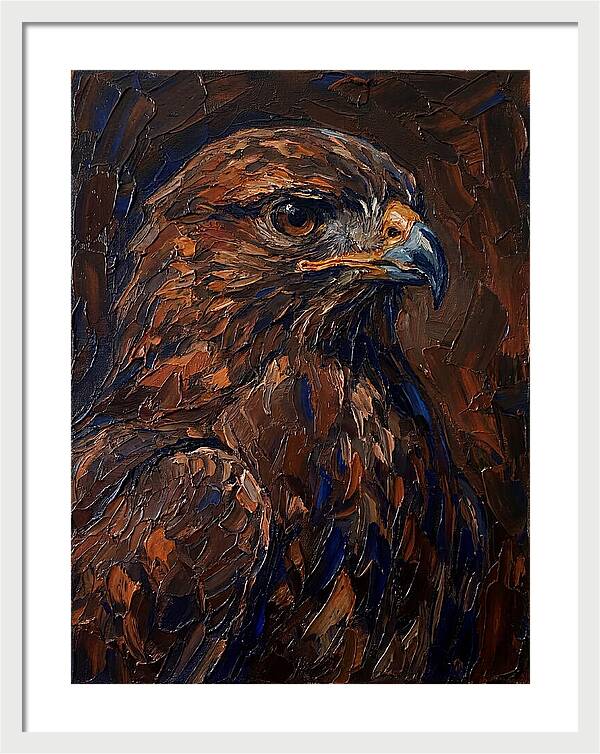 Buzzard In Rich Hues