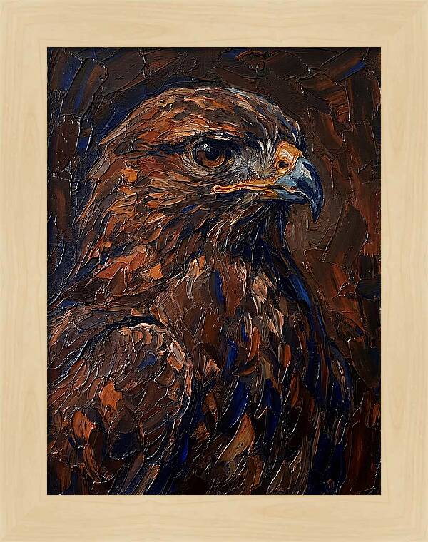 Buzzard In Rich Hues