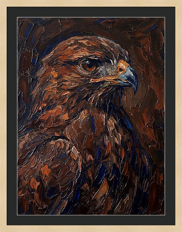 Buzzard In Rich Hues