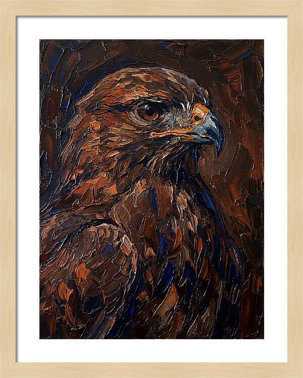 Buzzard In Rich Hues