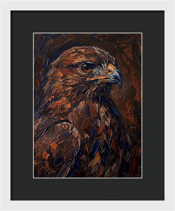 Buzzard In Rich Hues