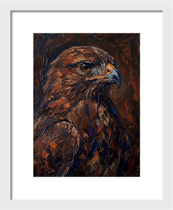 Buzzard In Rich Hues