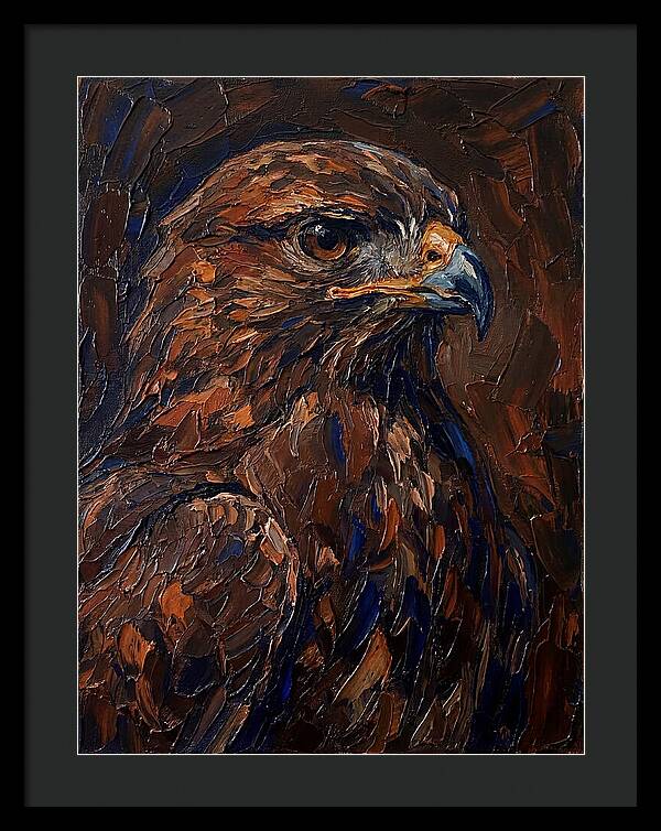 Buzzard In Rich Hues