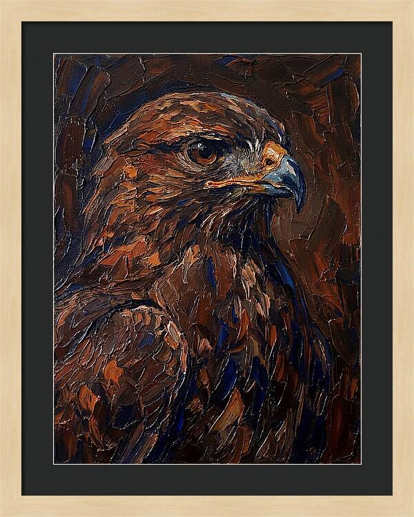 Buzzard In Rich Hues