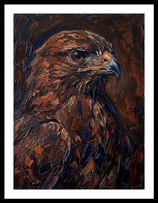 Buzzard In Rich Hues