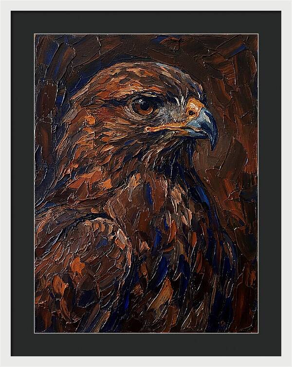 Buzzard In Rich Hues