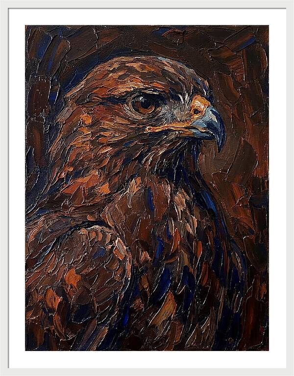 Buzzard In Rich Hues