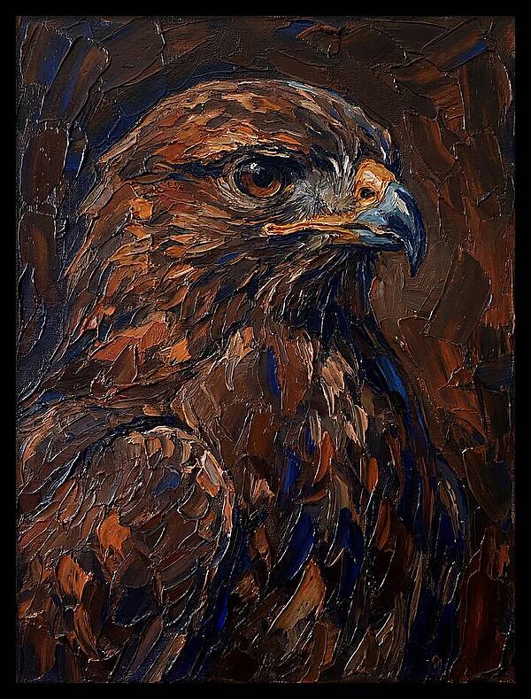 Buzzard In Rich Hues