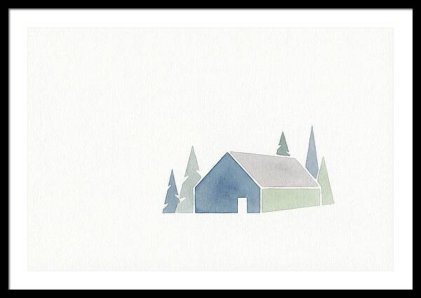 Cabin Surrounded By Nature