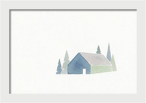 Cabin Surrounded By Nature