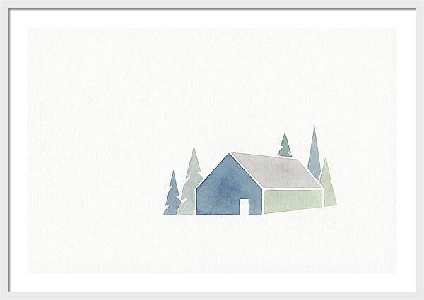 Cabin Surrounded By Nature