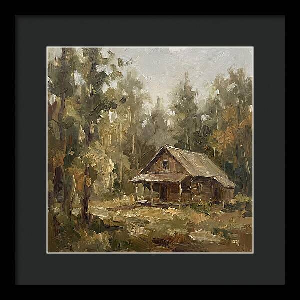 Cabin Surrounded By Trees