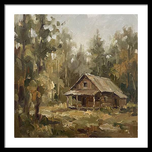 Cabin Surrounded By Trees