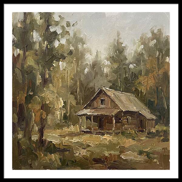 Cabin Surrounded By Trees
