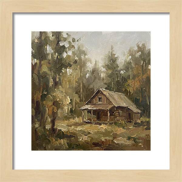 Cabin Surrounded By Trees