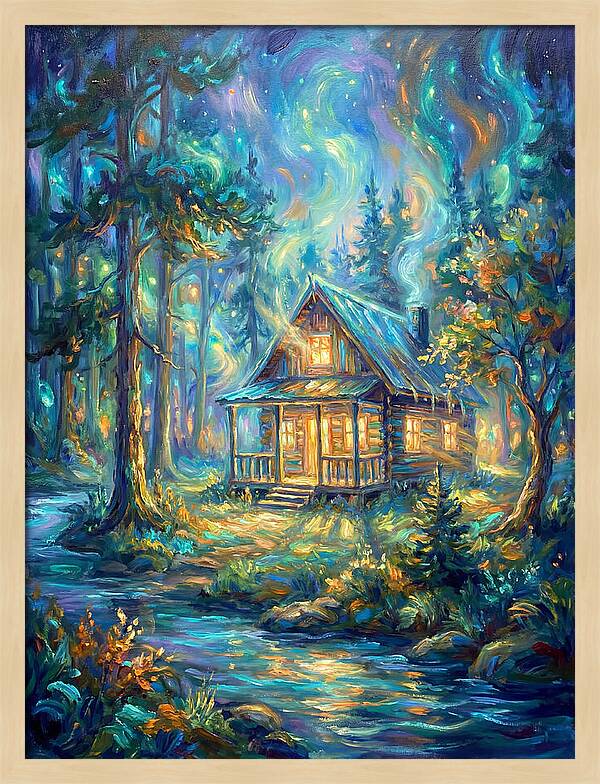 Cabin Under Stars