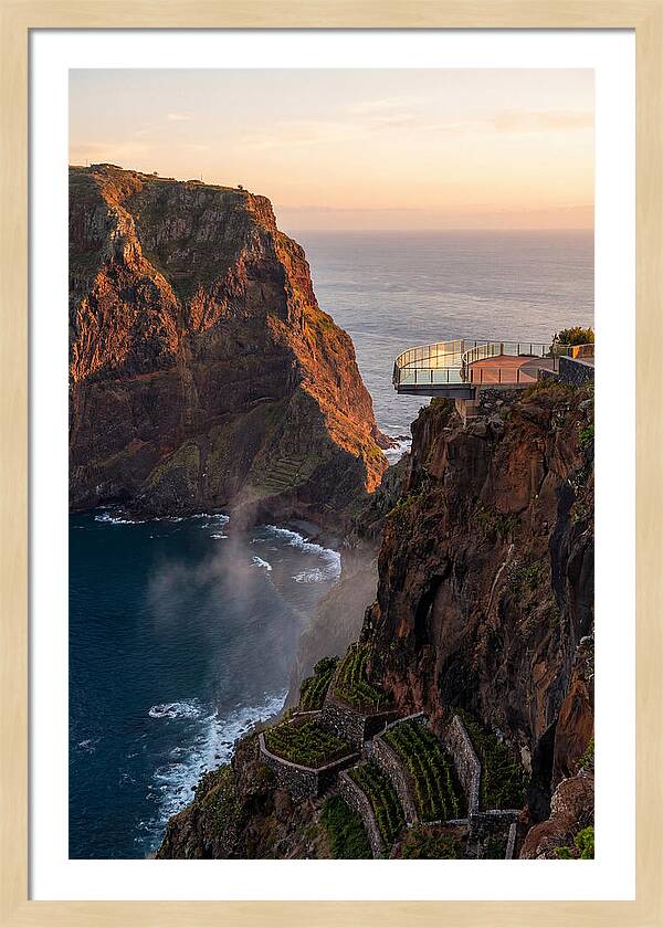 Cabo Girao Cliff At Sunset