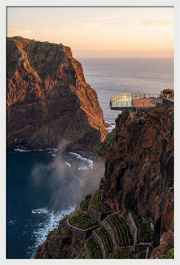 Cabo Girao Cliff At Sunset