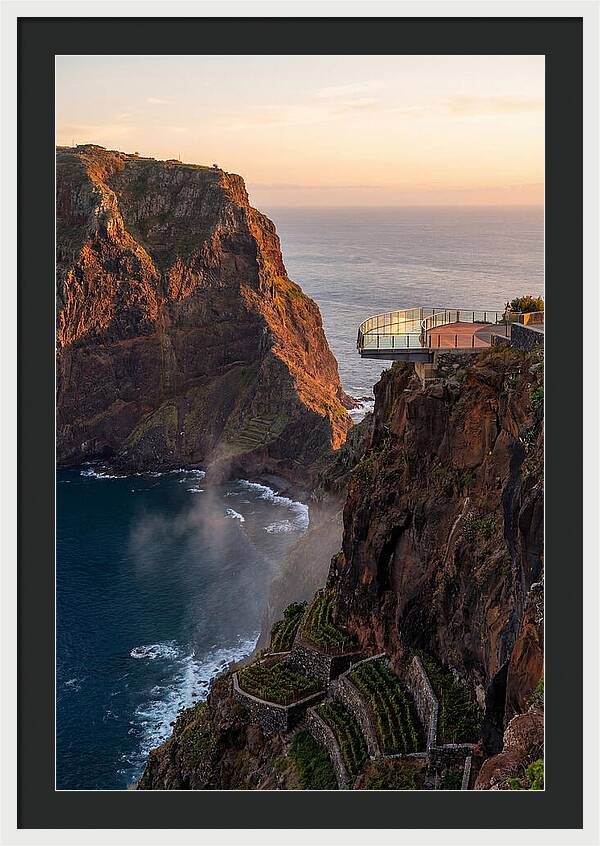 Cabo Girao Cliff At Sunset