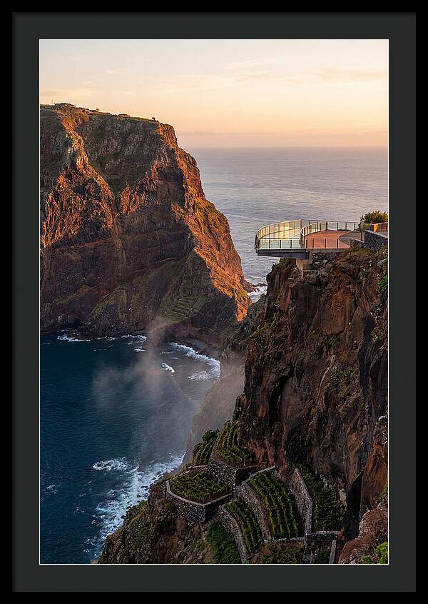 Cabo Girao Cliff At Sunset