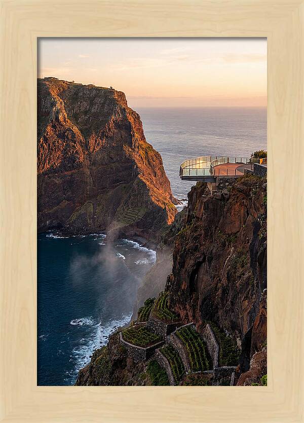 Cabo Girao Cliff At Sunset